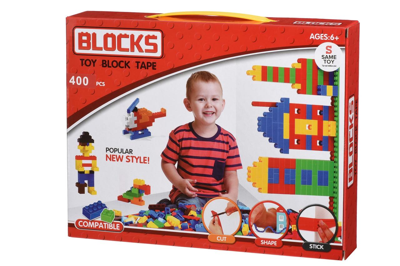 Конструктор блоковий BLOCKS Toy Block Tape Same Toy 400 деталей (iz15728) - фото 2