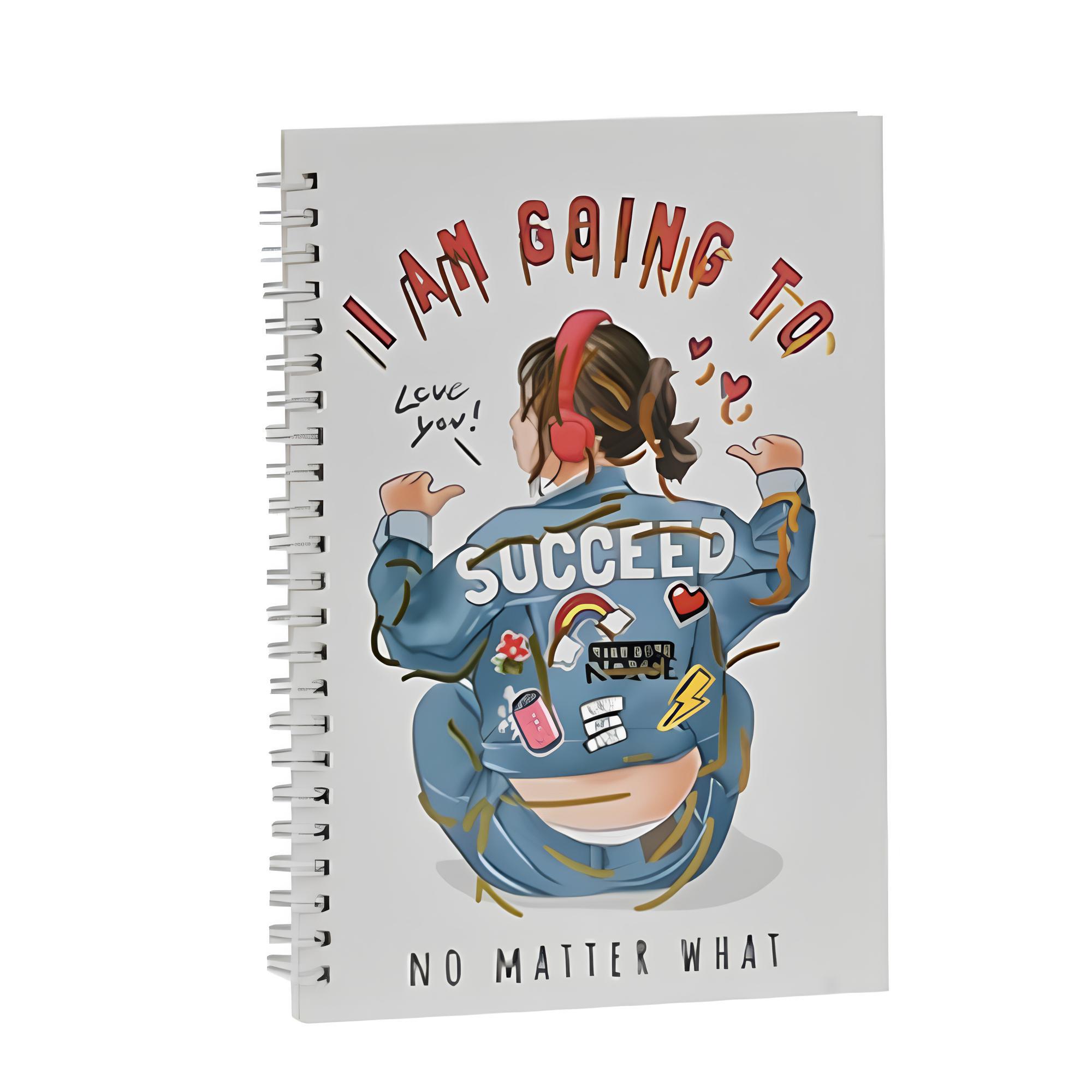 Блокнот на спирали Stenson The girls WW00622ST 60 листов в линию Белый (25441876)