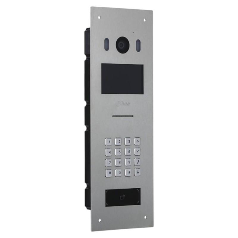 Панель вызова с камерой Dahua DHI- VTO6521K многоабонентская с картридером защита IP65 IK08 Серый (5dd05b08) - фото 3