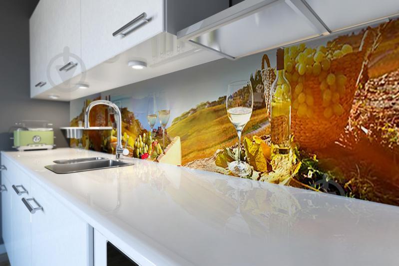 Скинали на кухню Zatarga «Винный Край» 650х2500 мм виниловая 3Д наклейка кухонный фартук самоклеящаяся Z180629/1 - фото 6 Скинали на кухню Zatarga «Винный Край» 650х2500 мм виниловая 3Д наклейка кухонный фартук самоклеящаяся Z180629/1 - фото 6