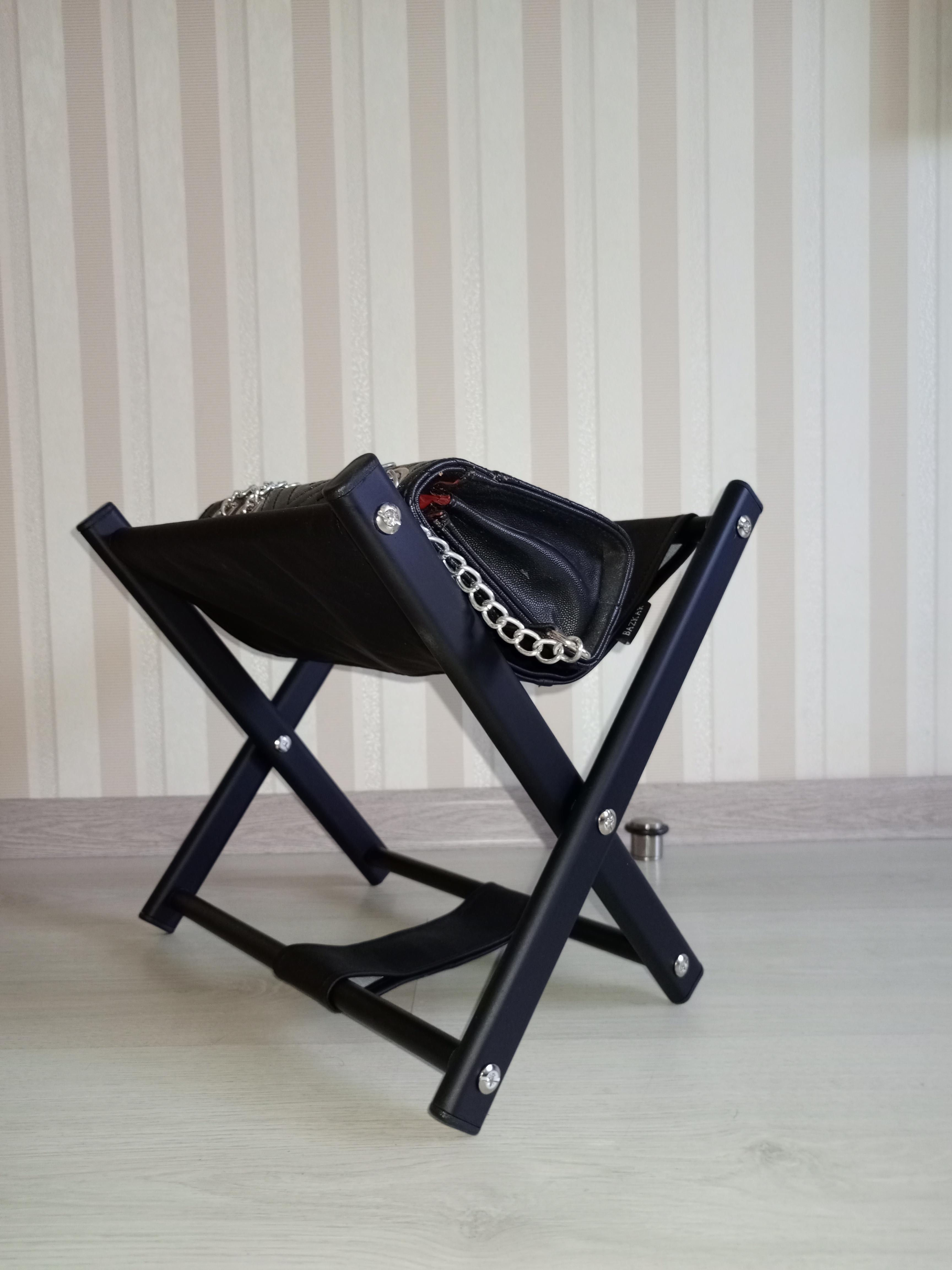 Підставка для сумки висота 31 см Чорний/Чорний - фото 2 Підставка для сумки висота 31 см Чорний/Чорний - фото 2