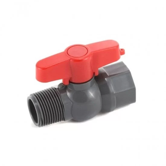 Кран шаровый ВН 1/2" пластиковый