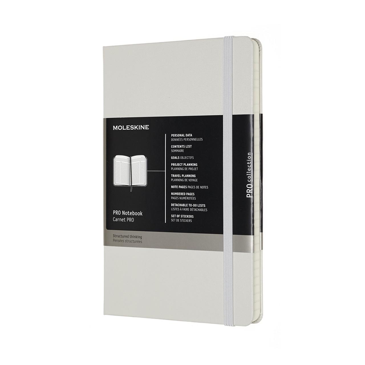Блокнот Moleskine PRO середній 13х21 см 240 сторінок в лінію Сірий