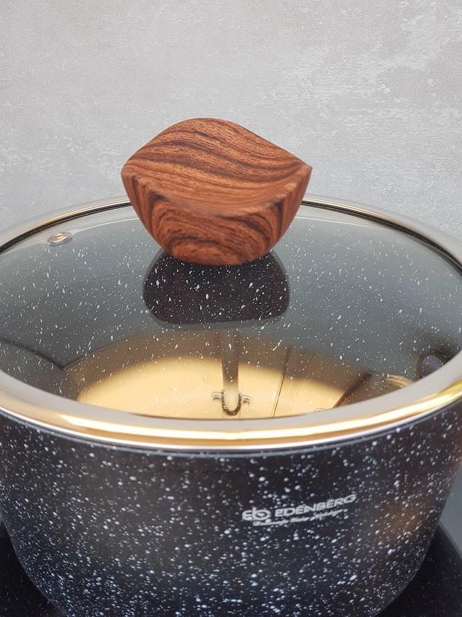 Набор кастрюль с мраморным покрытием Edenberg EB-7426 6 пр. - фото 4 Набор кастрюль с мраморным покрытием Edenberg EB-7426 6 пр. - фото 4