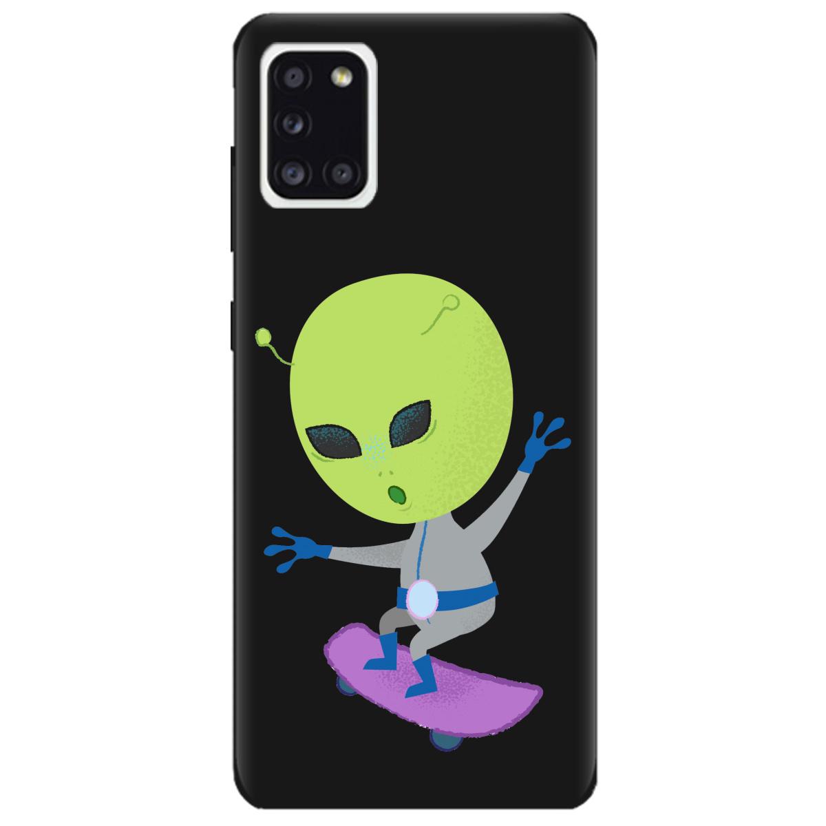 Силиконовый чехол Zorrov для Samsung Galaxy A31 - Alien (14110050268124922)