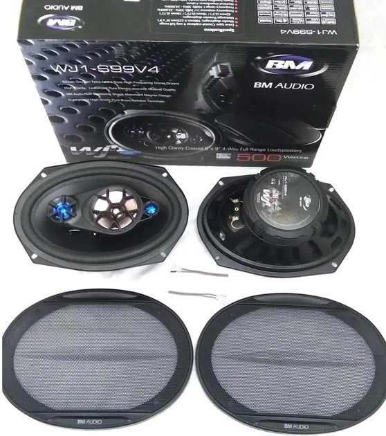 Автоакустика Boschmann BM Audio WJ1-S99V4 6х9" 4-смугова 500 Вт 2 шт. Чорний (PH00619)