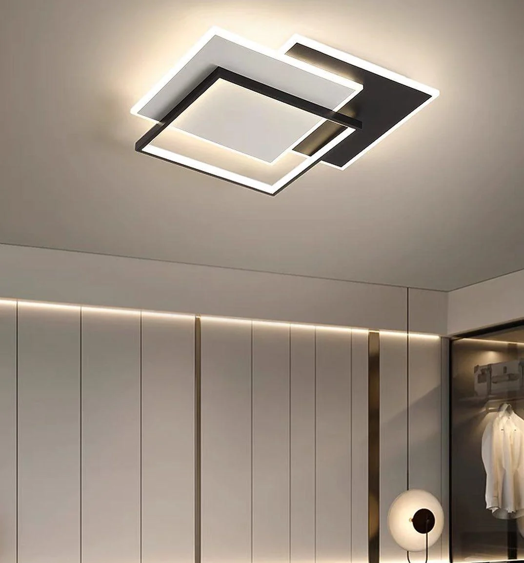 Люстра ESLLSE VEGA TRIPLE 3S з пультом 70 Вт 470х470х60 мм Чорно-біла (10401) - фото 11