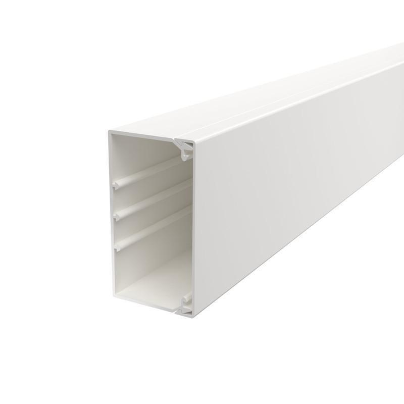 Канал кабельный OBO Bettermann 110x60 мм 2 пог.м ПВХ Белый (6191215)