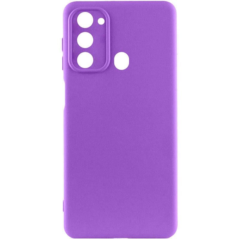 Протиударний Чохол Silicone Cover Lakshmi Full Camera (A) для Tecno Spark Go 2022 (KG5m) Фіолетовий / Purple