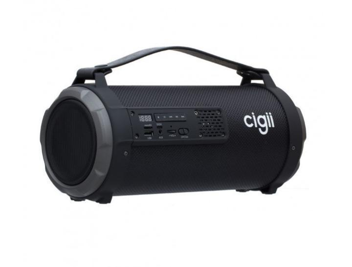 Портативная колонка Bluetooth Cigii K-1201 AUX/USB с ручкой 12,3 Вт Черный