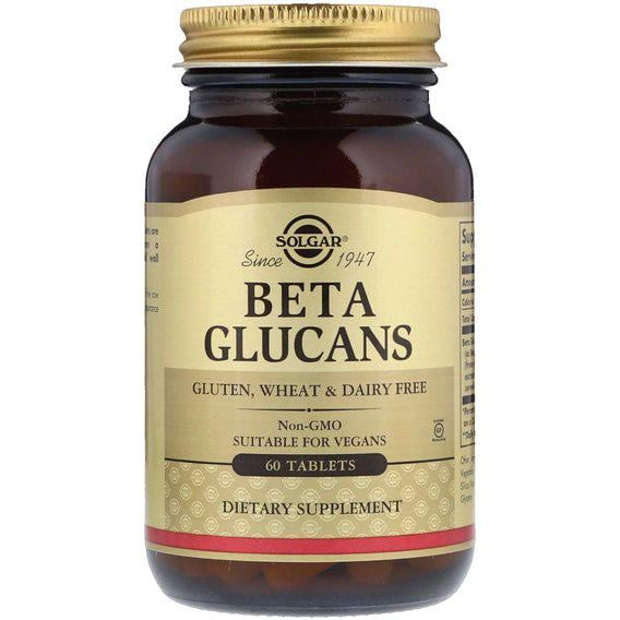 Бета-Глюкан Solgar Beta Glucans 60 Tabs