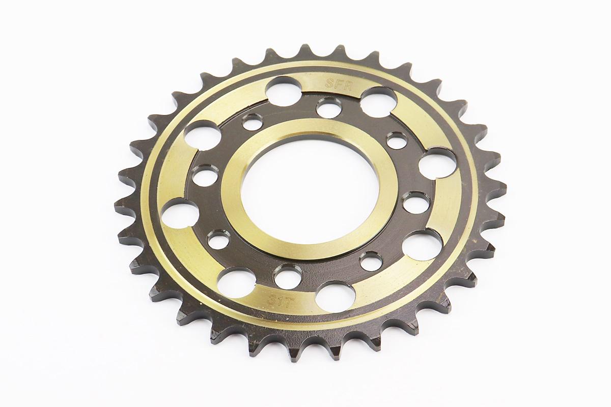 Зірка задня до мотоцикла BAJAJ PULSAR P-180cc 520-31T d=58 4 отвори 90 мм загартована