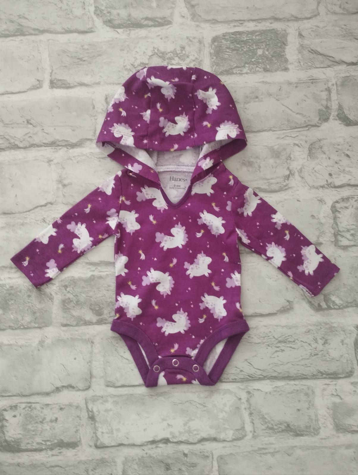 Боді для малюків Hanes з принтом 50 cм Фіолетовий (0042) Боді для малюків Hanes з принтом 50 cм Фіолетовий (0042)