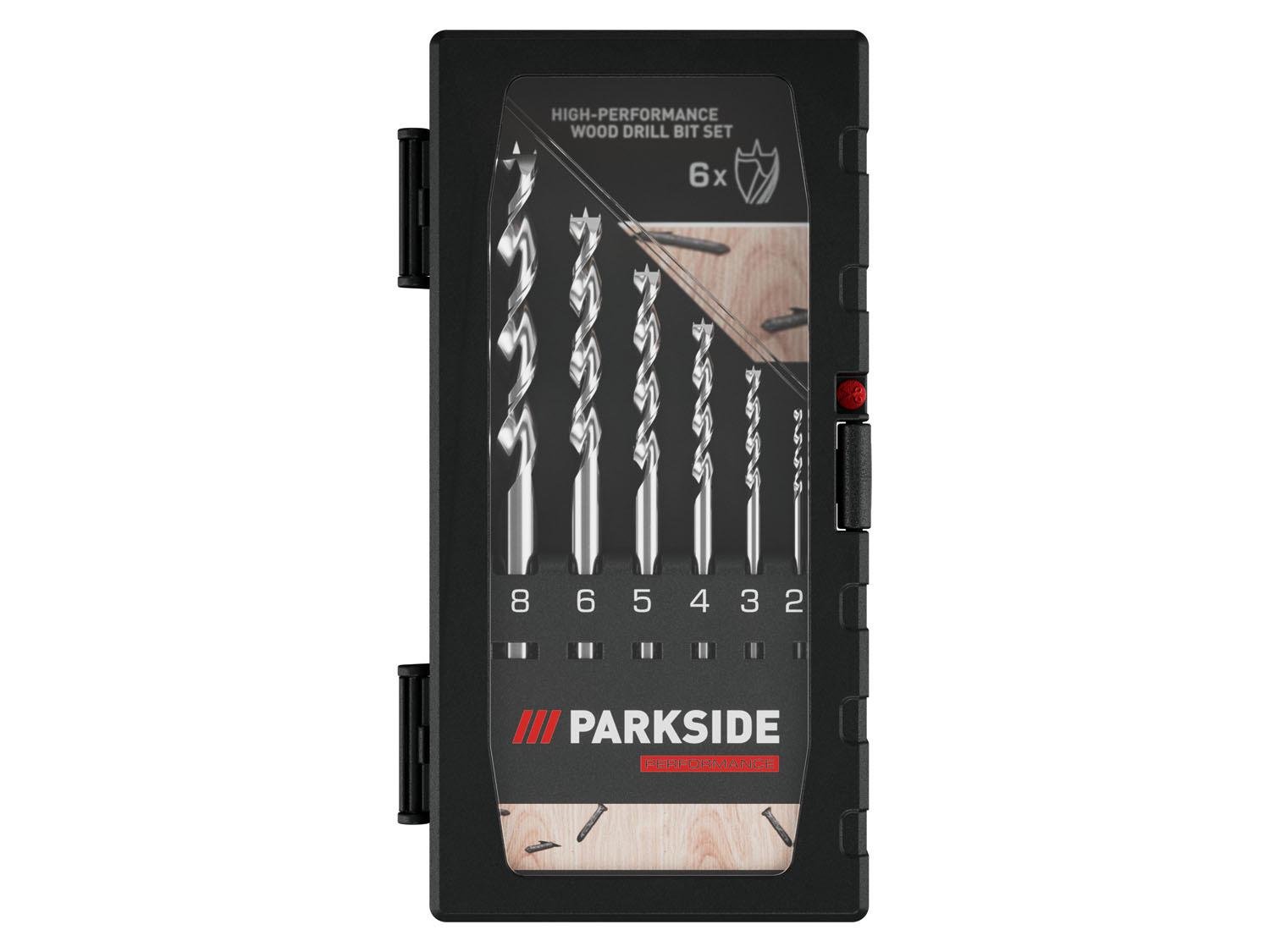 Набор сверл по дереву Parkside Performance PHB 6 A1 (11238007)