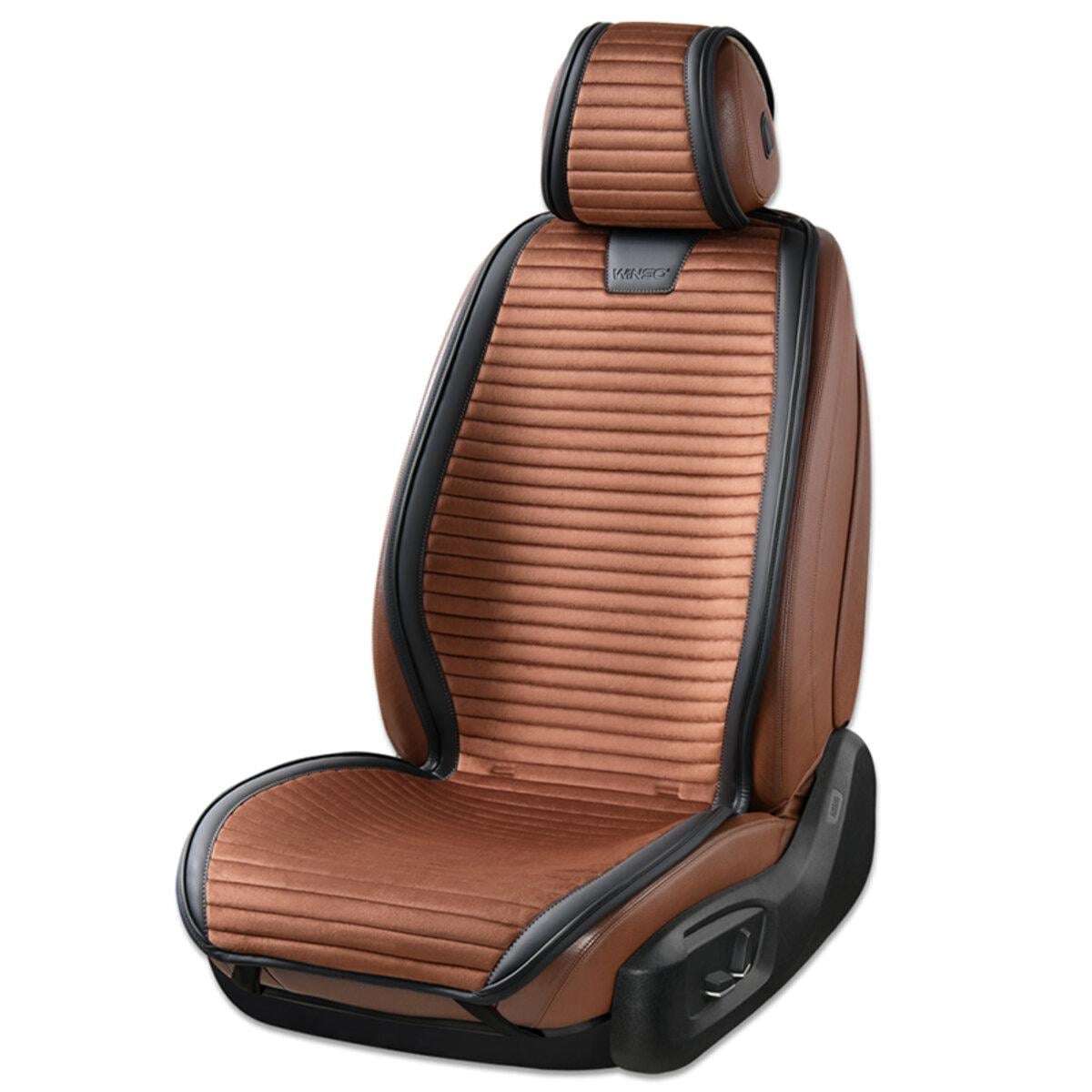 Накидки для передніх сидінь Winso Pro Сarrera 2 шт. Coffee-Black