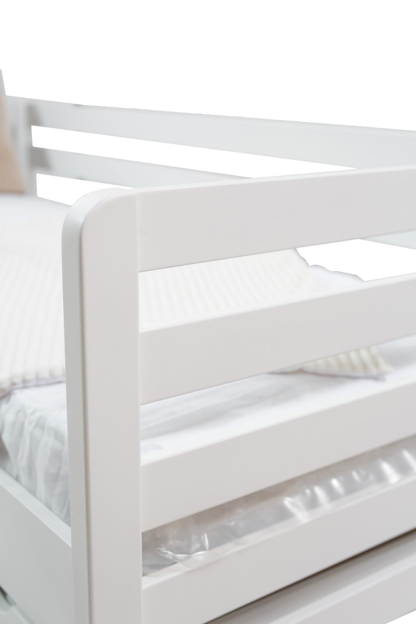 Ліжко підліткове Goydalka Aurora з шухлядою 160x80 см Білий - фото 5 Ліжко підліткове Goydalka Aurora з шухлядою 160x80 см Білий - фото 5