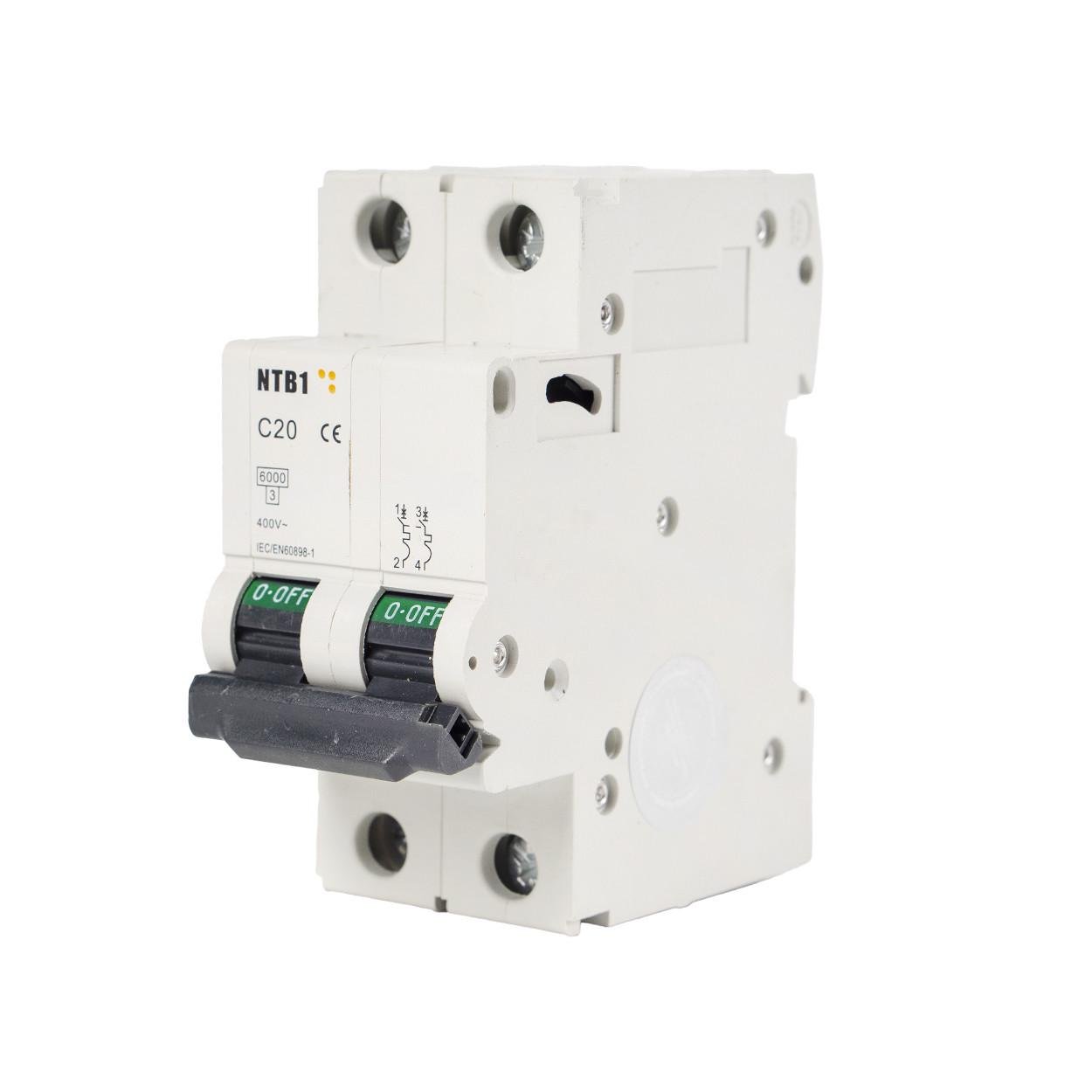 Автоматичний вимикач TESLA NTB1 C20 (101) - фото 1
