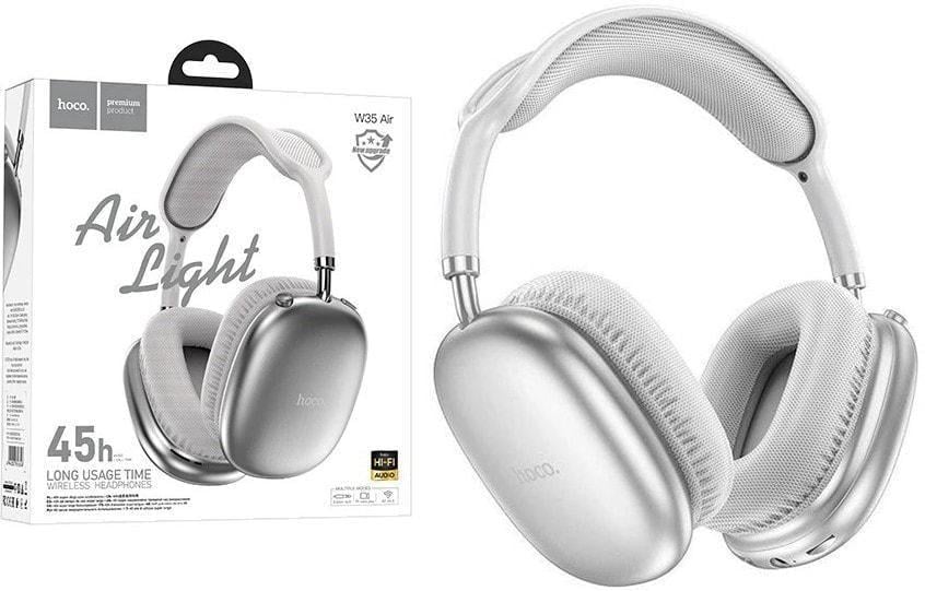 Гарнитура стерео Hoco W35 Bluetooth Air Silver (37713)