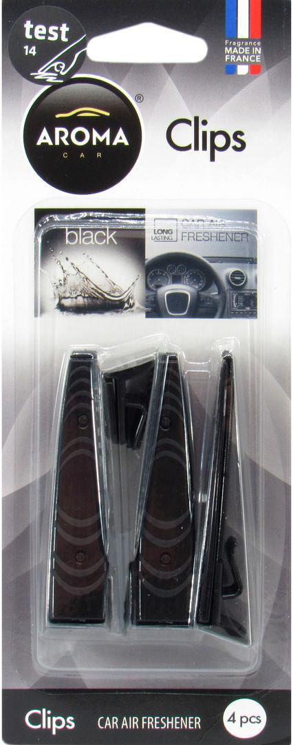 Ароматизатор для авто Aroma Car Clips Black на дефлектор сухой 5 мл (0392760) Ароматизатор для авто Aroma Car Clips Black на дефлектор сухой 5 мл (0392760)