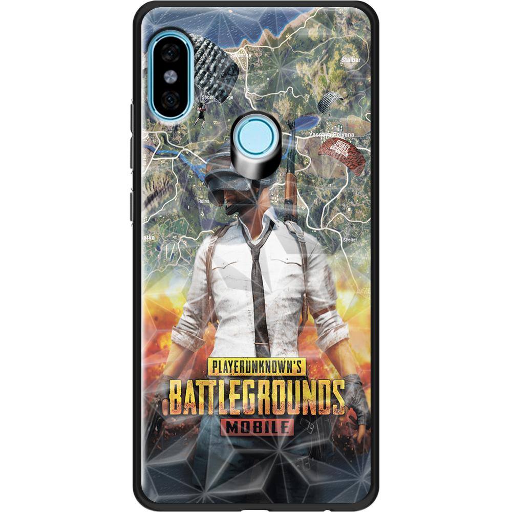 Чехол BoxFace Xiaomi Redmi Note 5 / Note 5 Pro PUBG Mobile Черный силикон с призмой (32971-up2309-37870)