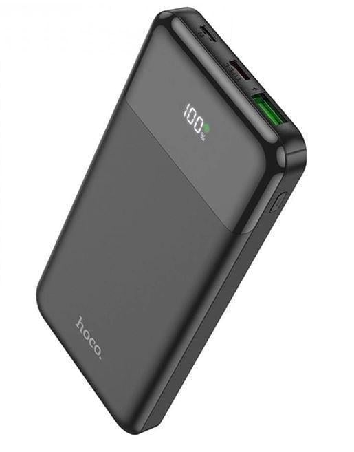 Повербанк зі швидким заряджанням Hoco J102 Cool figure 10000 mAh Чорний (2172876005)