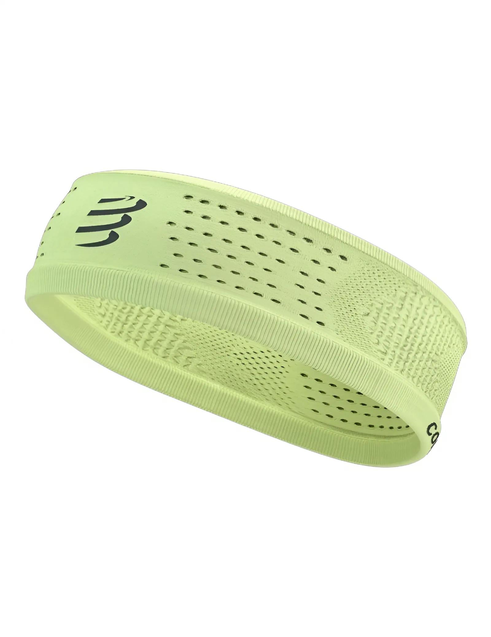 Повязка на голову спортивная Compressport XBNU3916043TU Headband Thin On/Off Shadow Lime (cad40970)
