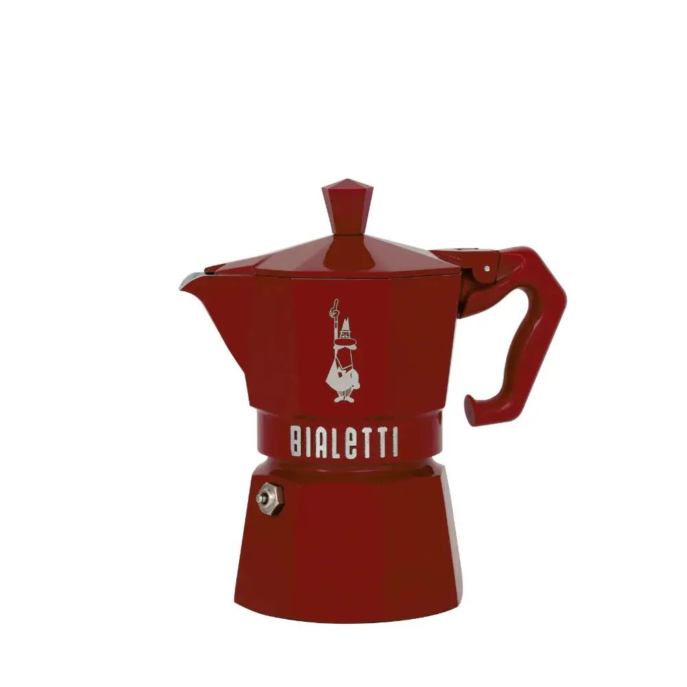 Гейзерная кофеварка Bialetti Moka Exclusive Red (990009055)