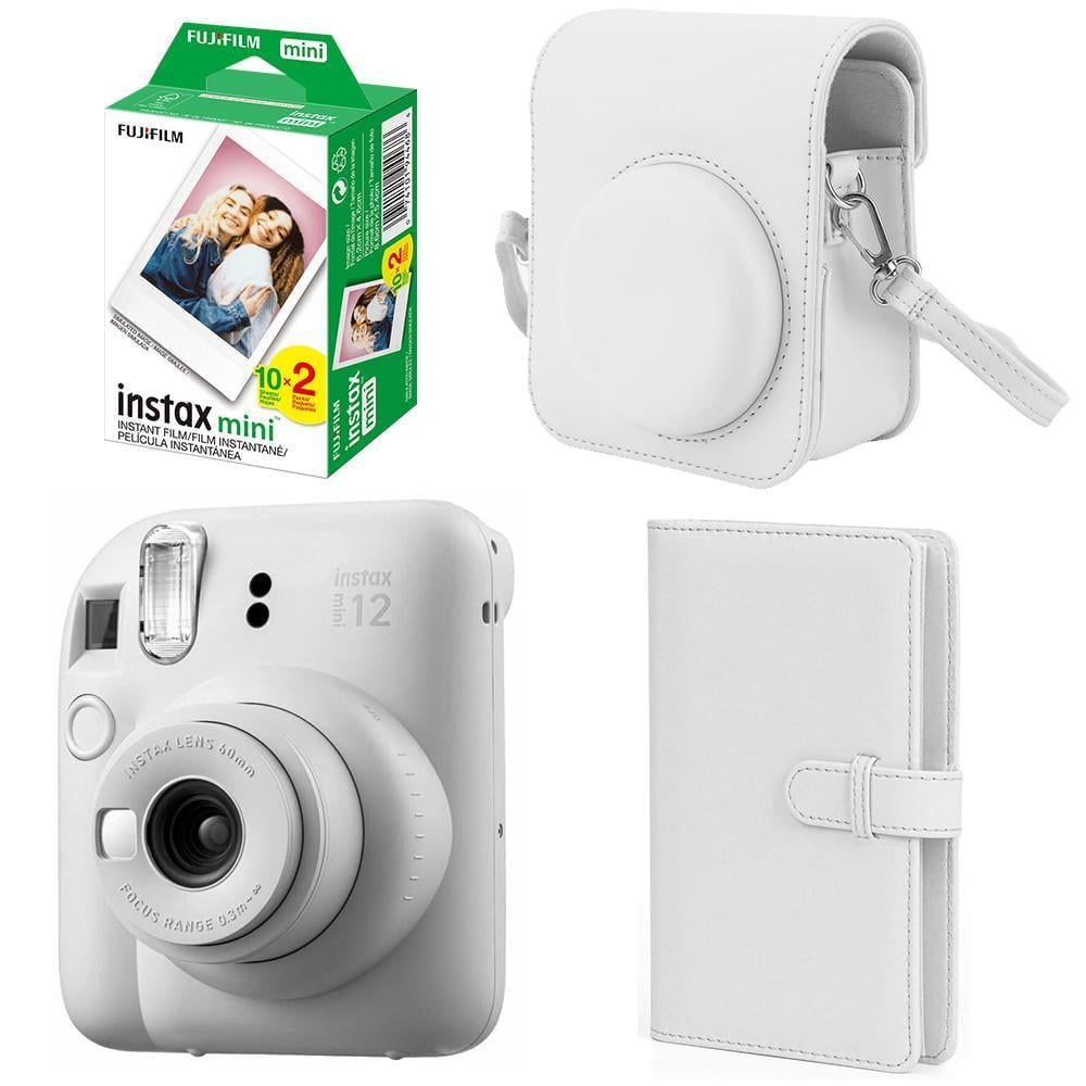 Подарочный набор Fujifilm Instax Mini 12 фотобумага 20 шт./чехол/фотоальбом 108 фото Белый Подарочный набор Fujifilm Instax Mini 12 фотобумага 20 шт./чехол/фотоальбом 108 фото Белый