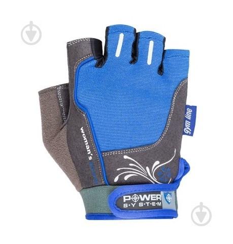 Перчатки для фитнеса и тяжелой атлетики Power System Woman Power PS-2570 XS Blue