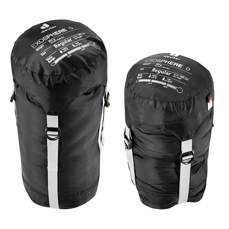 Спальный мешок Deuter Exosphere 0° левый 205 см Black/Fire (3700121 7530 1) - фото 5