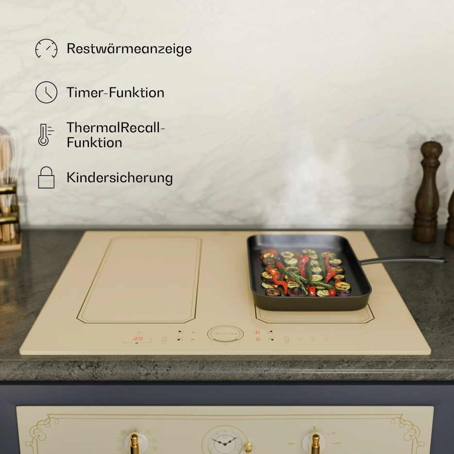 Варочная панель встраиваемая Klarstein Victoria индукционная 60 см 7400 Вт (10040202) - фото 7 Варочная панель встраиваемая Klarstein Victoria индукционная 60 см 7400 Вт (10040202) - фото 7