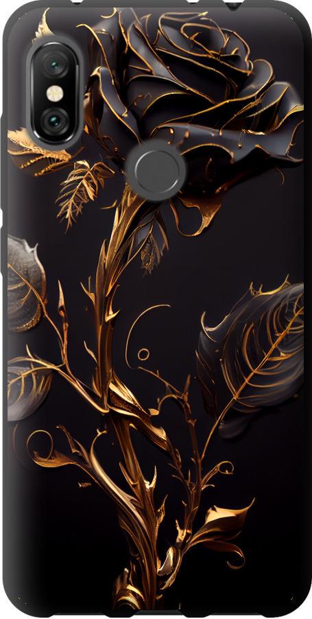 Чехол на Xiaomi Redmi Note 6 Pro Роза 3 (5552b-1551-42517)