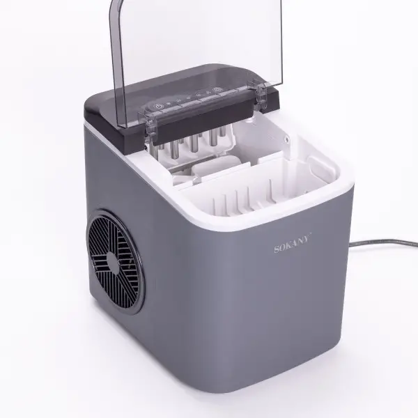 Льодогенератор настільний Sokany SK-03038 із сенсорним керуванням 112 Вт Чорний (147-107- SK-03038) - фото 2