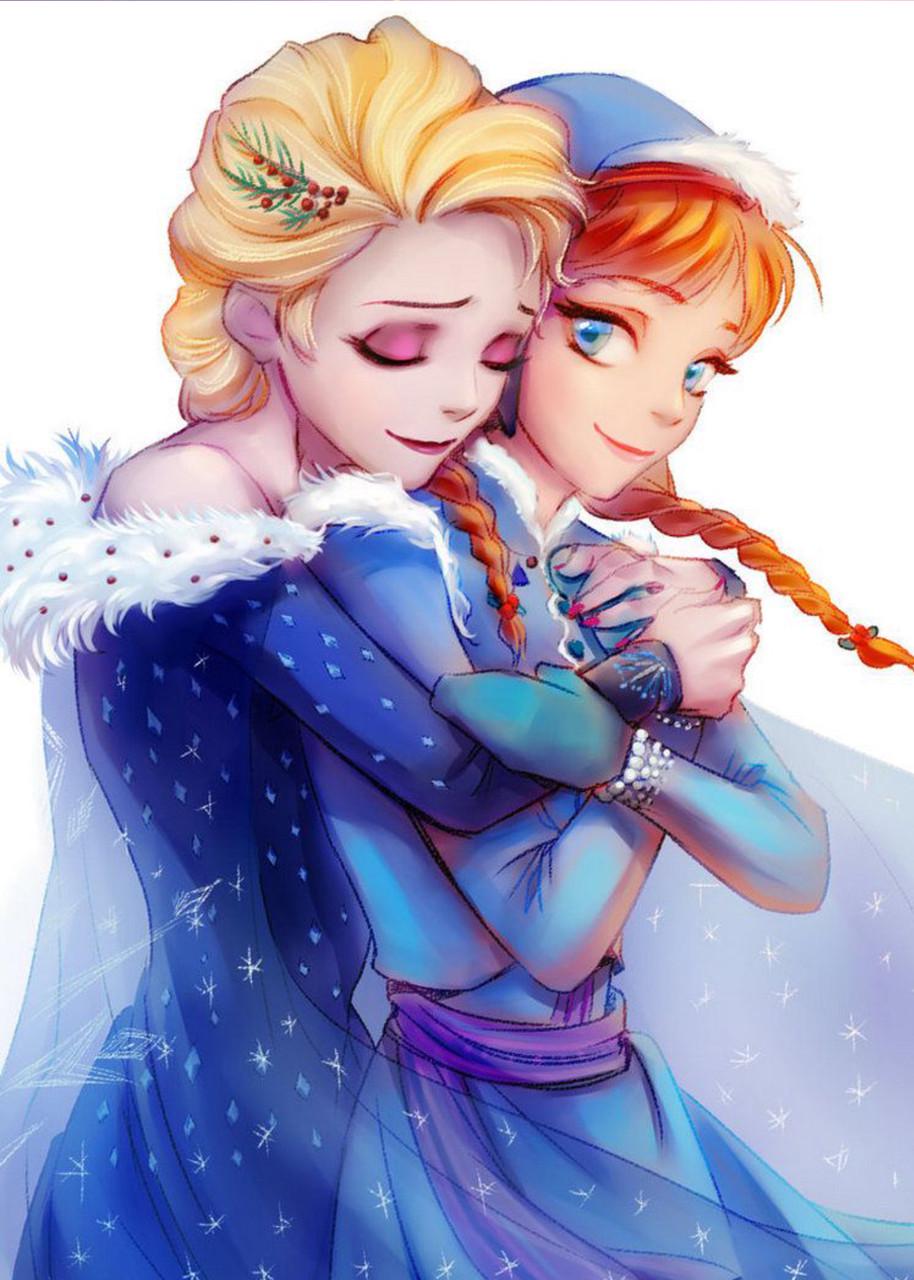 Картина GeekLand Frozen Холодное сердце Эльза и Анна (FZ.09.030)