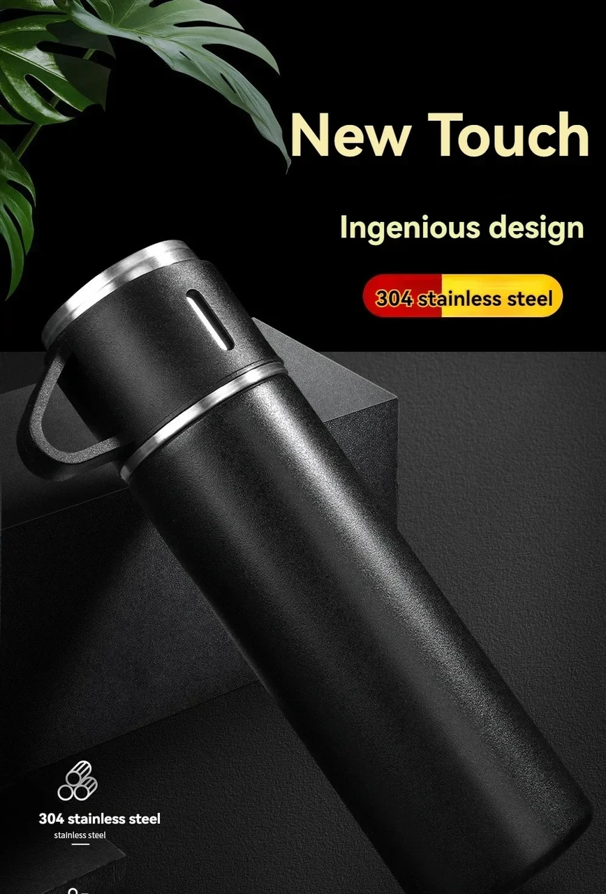 Термос Vacuum Flask SET вакуумний із нержавіючої сталі - фото 7 Термос Vacuum Flask SET вакуумний із нержавіючої сталі - фото 7