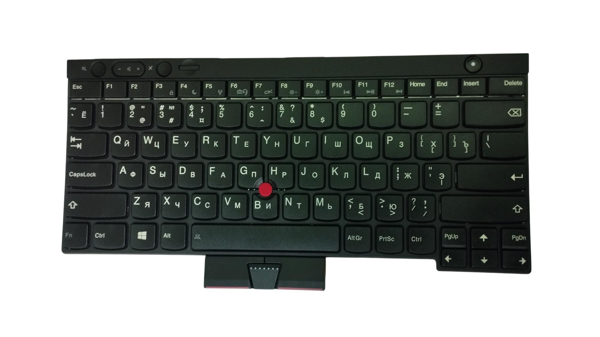 Клавіатура для ноутбука Lenovo ThinkPad T430/T430I/X230/T530/L430/L530 Point Stick Black Frame Black Клавіатура для ноутбука Lenovo ThinkPad T430/T430I/X230/T530/L430/L530 Point Stick Black Frame Black