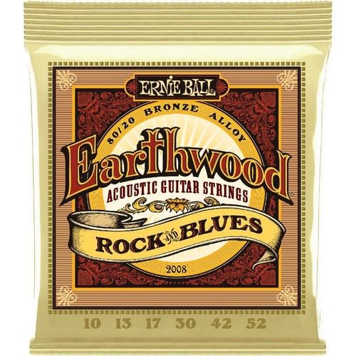 Струны Ernie Ball 2008 Earthwood 80/20 Bronze 10-52 Rock and Blues (62)