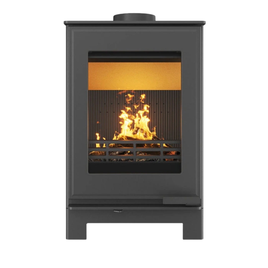 Печь-камин на дровах стальная KAWMET HARITA S15i Basic 6,5 кВт (WS15i-Basic)