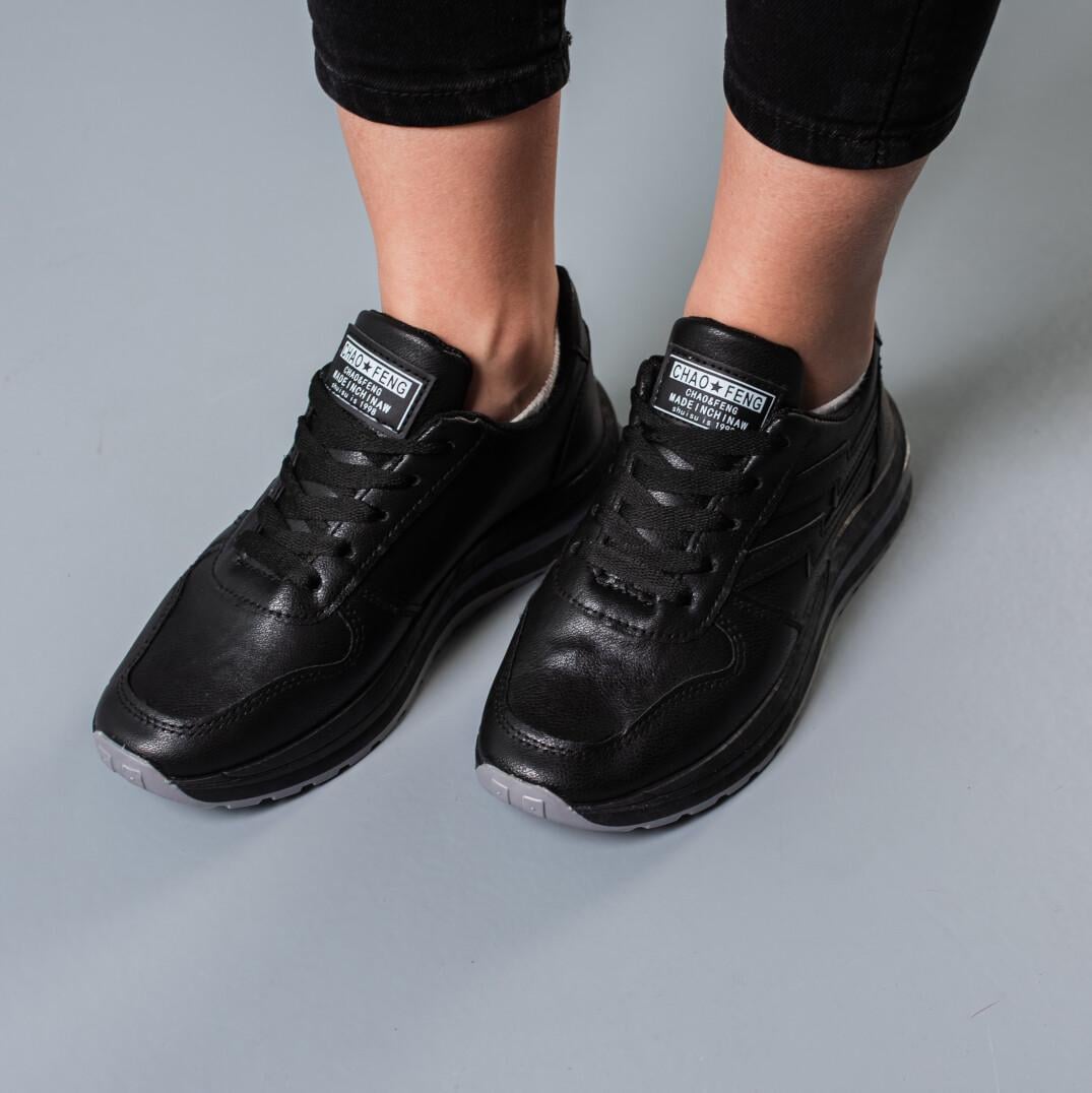 Кроссовки женские Fashion р. 38 24 см Черный (3781)