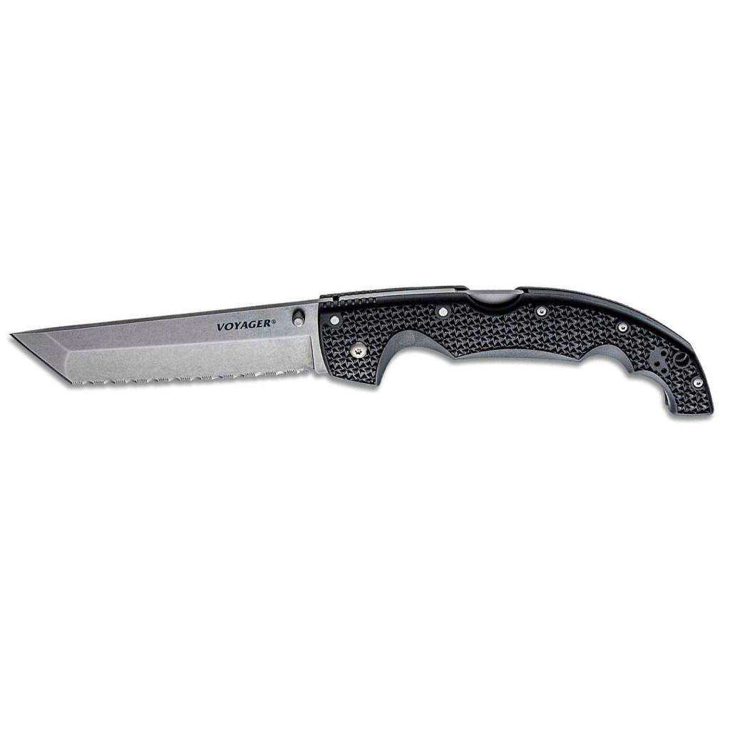 Ніж складаний мисливський Cold Steel Voyager XL Tanto Point Serrated (m339528)