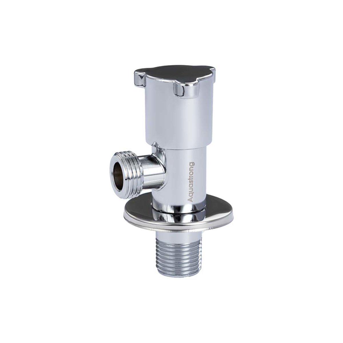 Кран угловой Aquastrong C5 1/2x3/4" ЗЗ нержавеющая сталь Хром (PUD-C513)