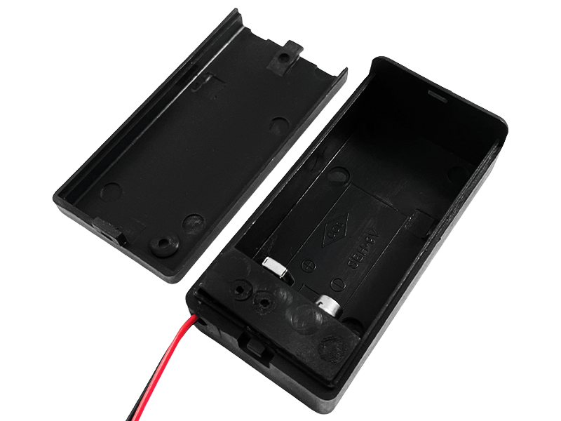 Отсек батарейный Daier SBH-9V Крона с крышкой и переключателем ON-OFF с проводами (SBH-9V) - фото 2 Отсек батарейный Daier SBH-9V Крона с крышкой и переключателем ON-OFF с проводами (SBH-9V) - фото 2