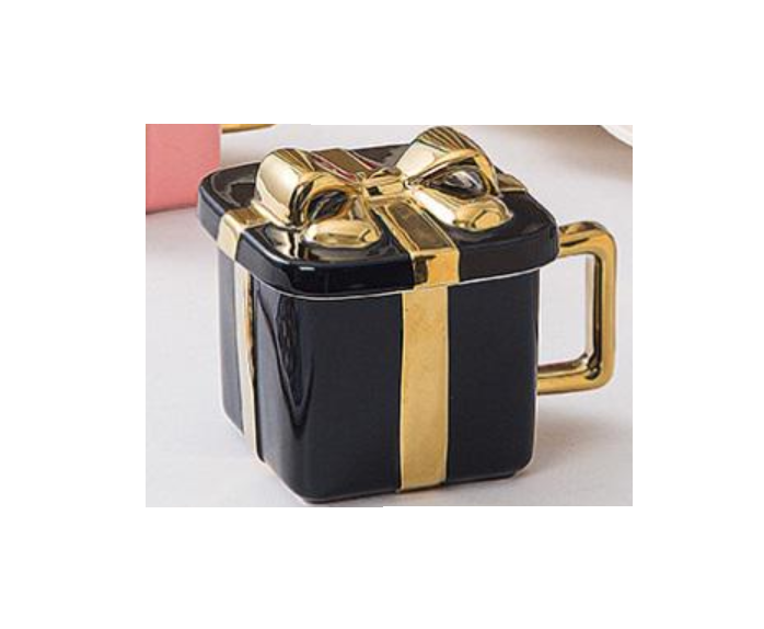 Чашка з кришкою новорічна 14619 400 мл Чорний (4981798) - фото 4 Чашка з кришкою новорічна 14619 400 мл Чорний (4981798) - фото 4