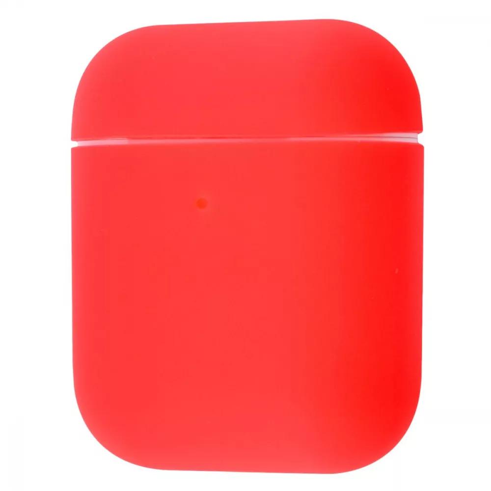 Чехол для наушников PRC Silicone Case Ultra Slim for AirPods 2 Red (14070535)