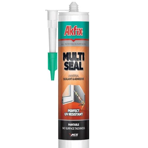 Клей-герметик Akfix AST Multiseal полимер 290 мл Белый (84430)