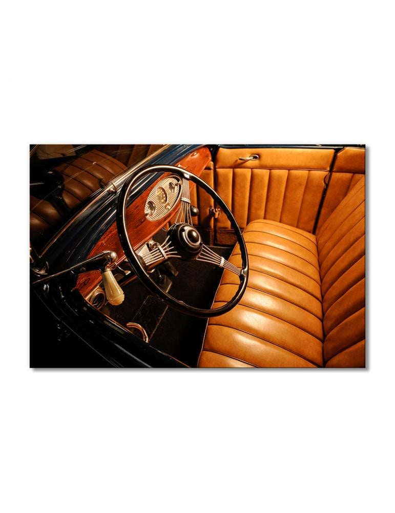 Картина модульная Рулевое полотно автомобиля 1 модуль 40х60 см