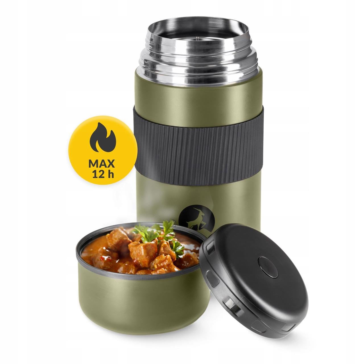 Термос для їжі Mountain Goat 1 л Navy Green (P-5907739315786) - фото 2 Термос для їжі Mountain Goat 1 л Navy Green (P-5907739315786) - фото 2