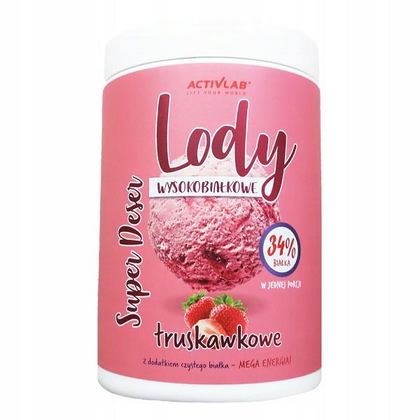 Заменитель питания Activlab Ice Cream 400 г 4 порций Strawberry