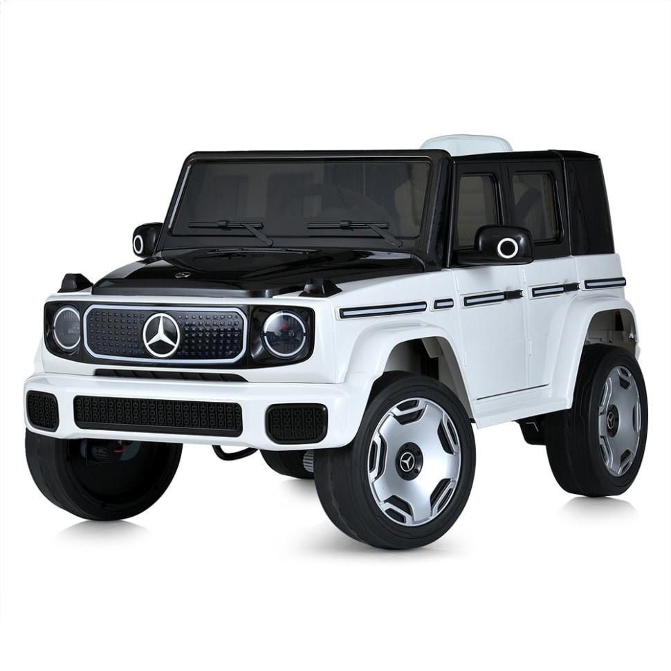 Детский электрический джип Bambi Mercedes-Benz 12V двухместный до 30 кг Черно-белый (DE-169-E-854) Детский электрический джип Bambi Mercedes-Benz 12V двухместный до 30 кг Черно-белый (DE-169-E-854)