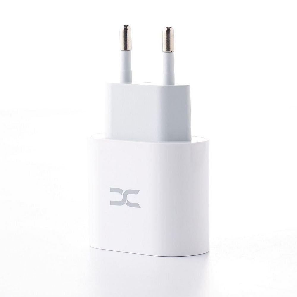Зарядка быстрая DC CA-D20 USB PD кабель Lightning 2,4A White (34869)